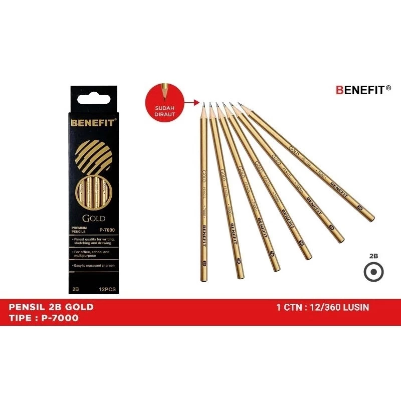 

TBMO PACK PENSIL 2B BENEFIT @12 (360)