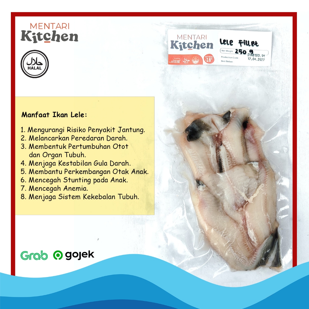

MENTARI KITCHEN IKAN LELE FILLET FRESH FROZEN FOOD