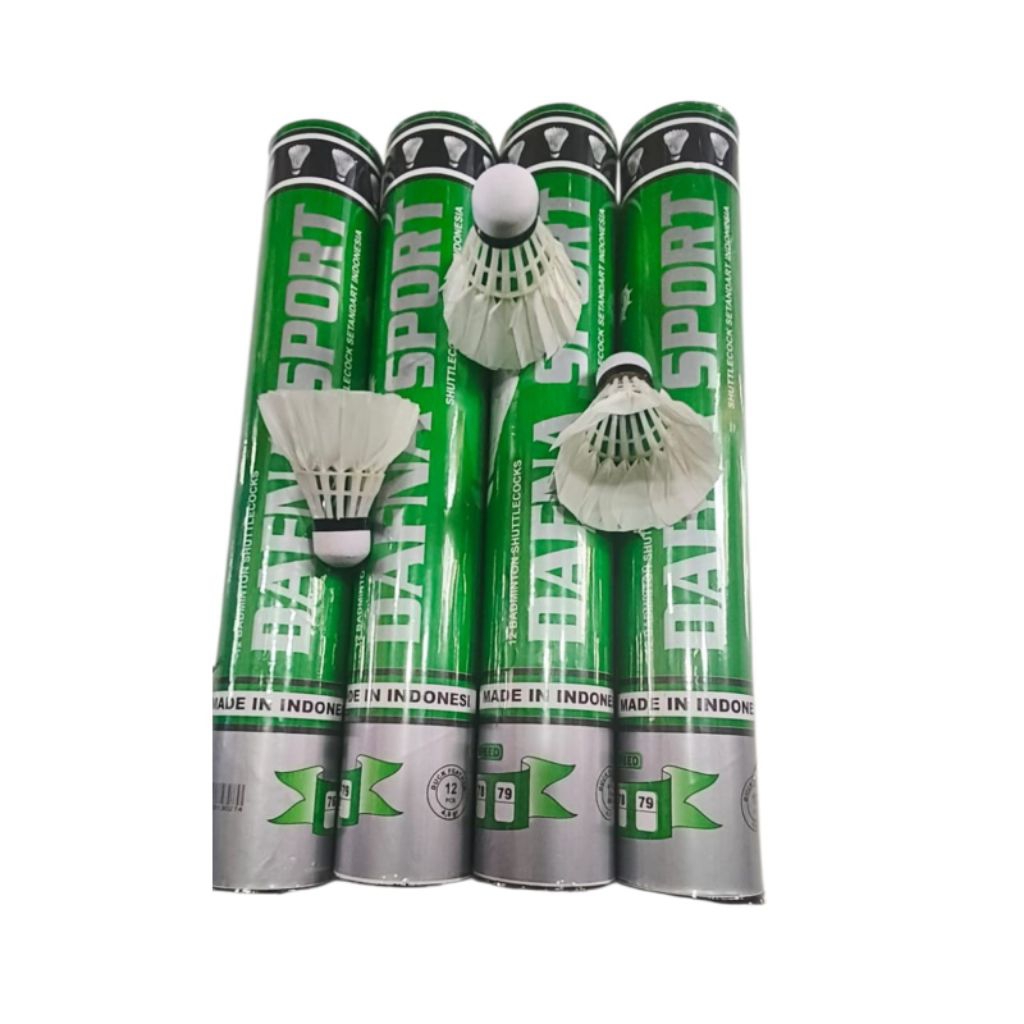 KOK BULUTANGKIS BADMINTON DAFNA SPORT HIJAU ORIGINAL 1 SLOP ISI 12 PCS