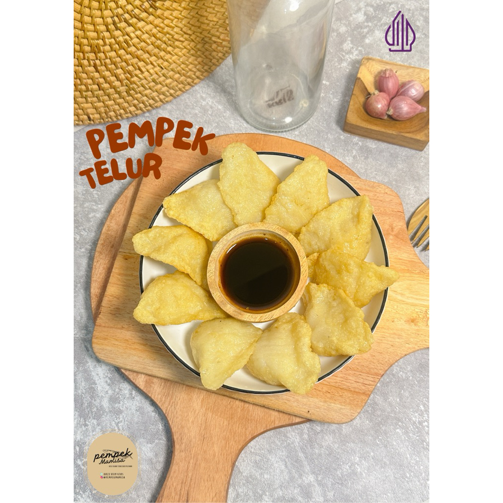 

Pempek Palembang Mamisa - Pempek Telor isi 10 pcs + Cuko 100ml