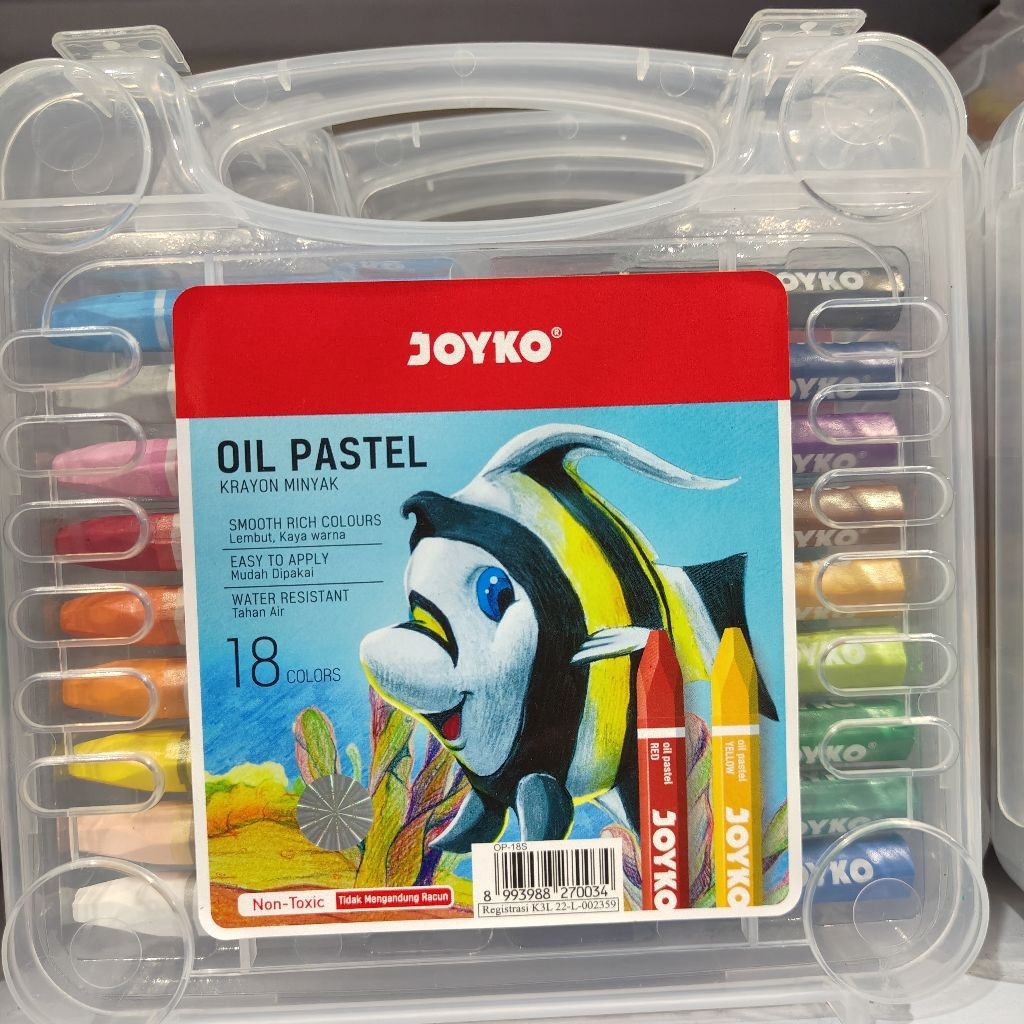 

1 Pak Oil Pastel Krayon Minyak 18 Warna OP-18S