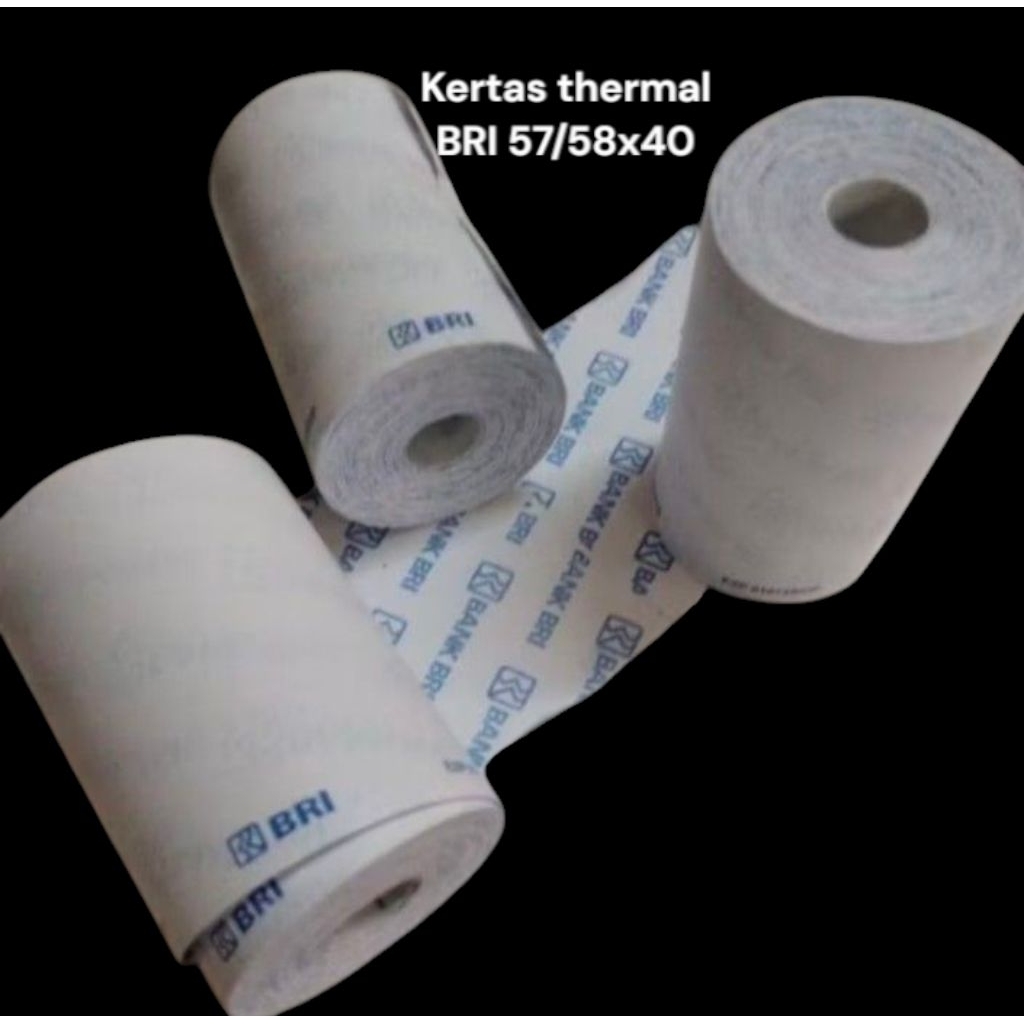 

kertas thermal 57x40 57x38 logo BRI