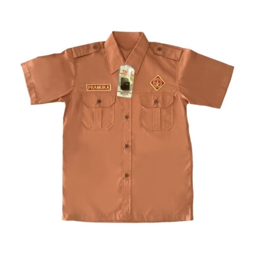 TIOTI KEMEJA SD PRAMUKA PENDEK SUWESI SERAGAM SEKOLAH