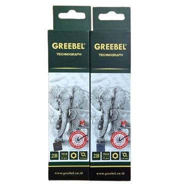 

Pensil GREEBEL 2B 1 Kotak Isi 12 Pensil