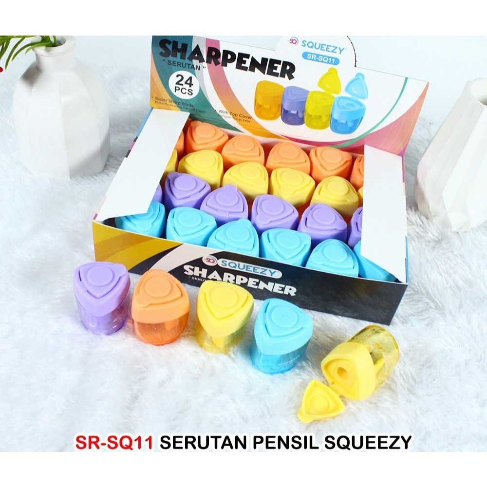 

Rautan Serutan Pensil 1 Lubang 2 Lubang Pencil Sharpener ( 1 hole ) ( 2 hole ) + Tutup