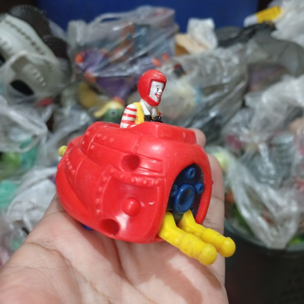 

happy meal toys ronald McDonald punch machine