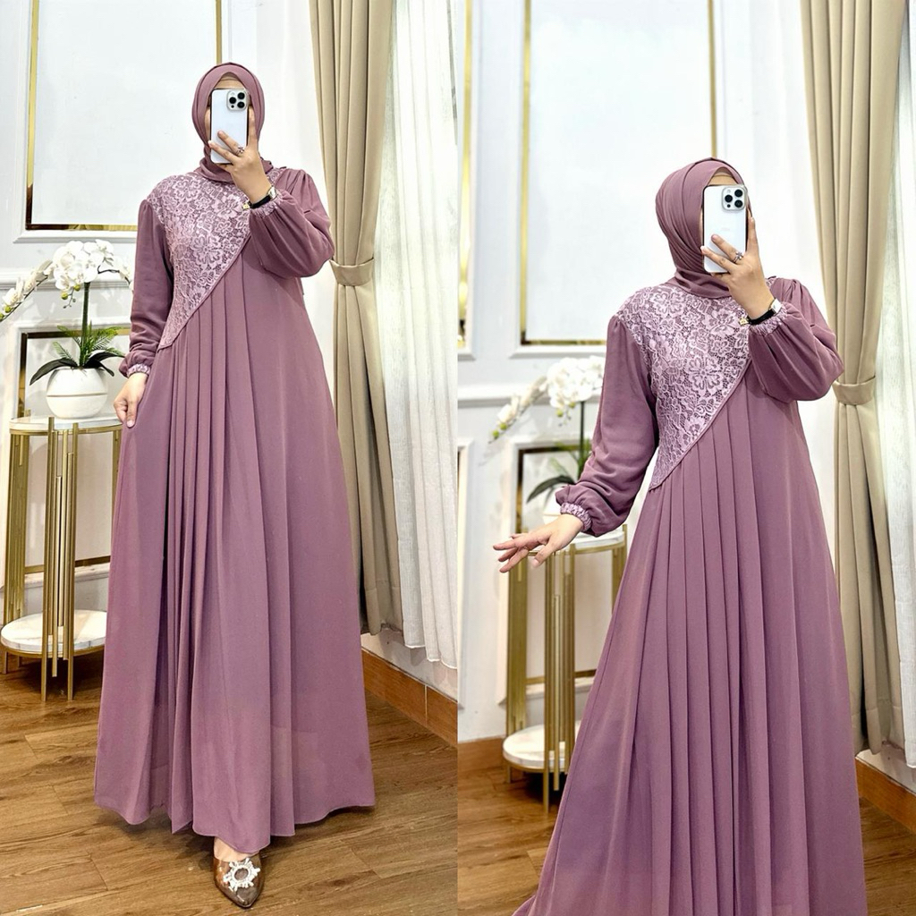 gamis Ceruti mix brukat