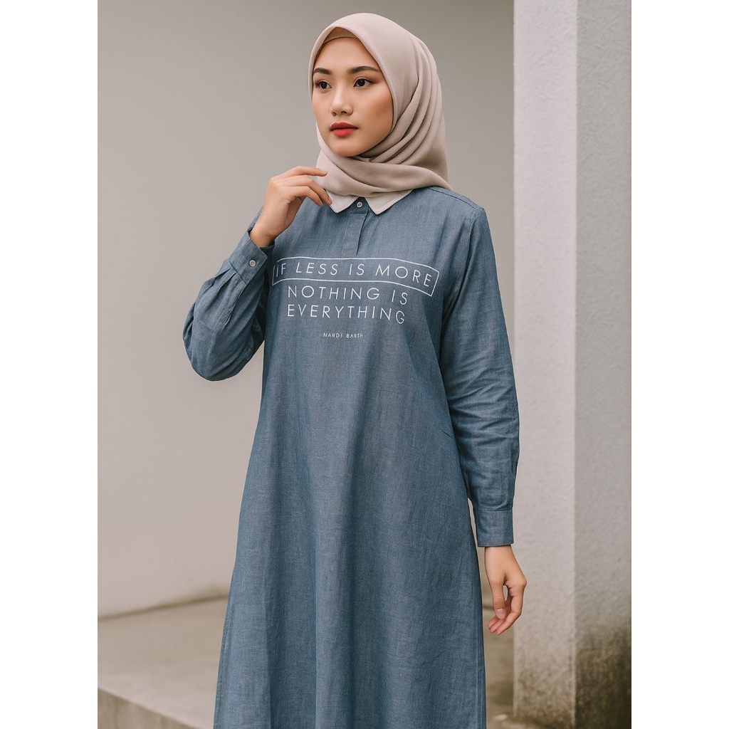 Preloved Kemeja Wanita LOGO Jeans Ori