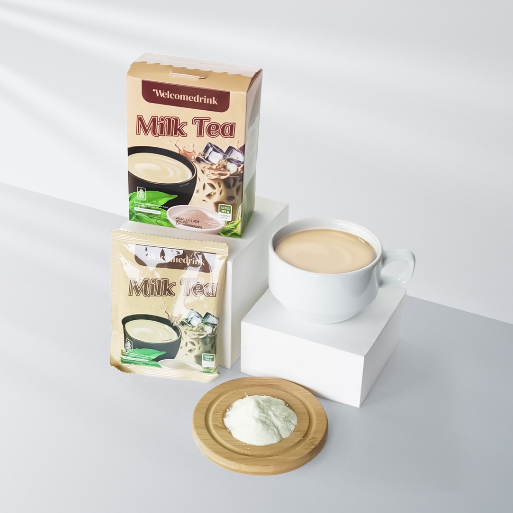 

WELCOMEDRINK Minuman Serbuk Teh Rasa Milk Tea (10 Sachet)