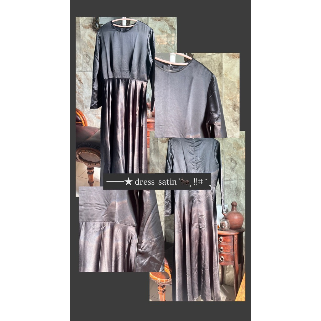 preloved dress satin