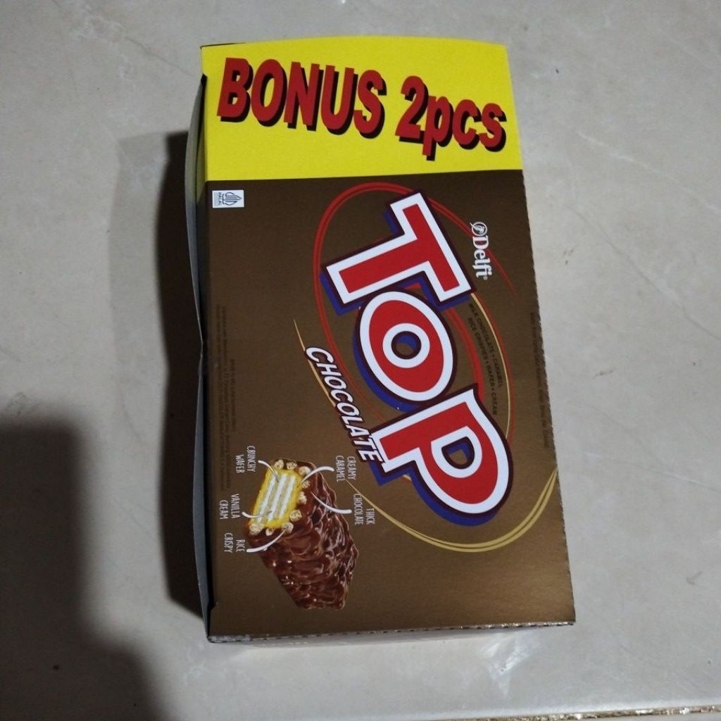 

Delfi Top Chocolate & Top black in white isi 24 + 2 free
