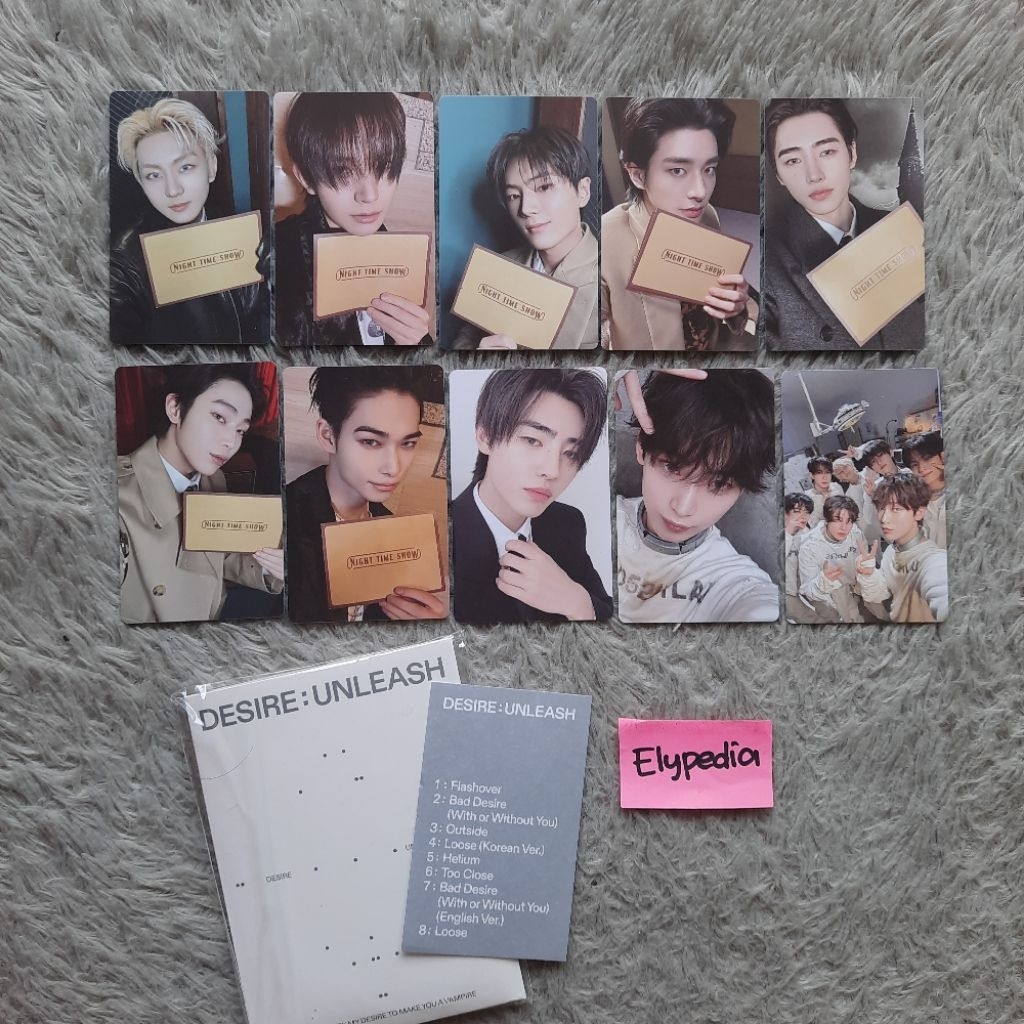[READY] ENHYPEN "DESIRE: UNLEASH" (Weverse ver.) Official Album Photocards, Random PC & QR Code RPC 