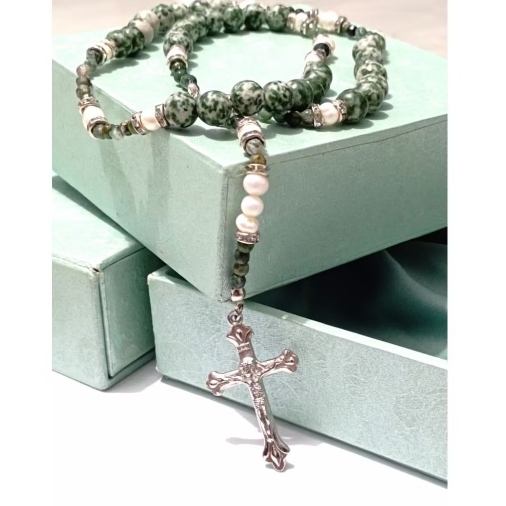 Rosario Mutiara Batu Alam/ Rosario Mutiara Tawar Asli/ Rosario Unik