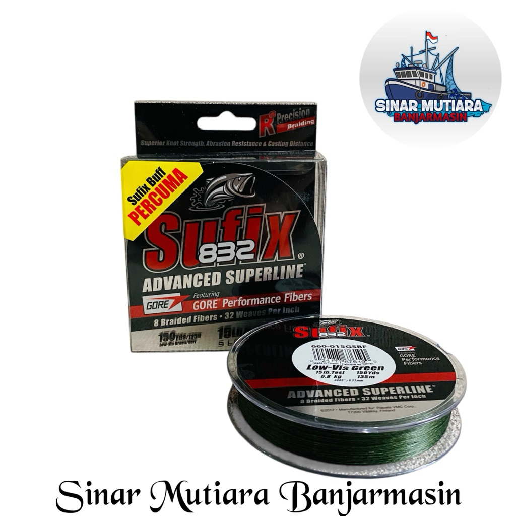 Benang Pe Sufix 832 150yds/300yds