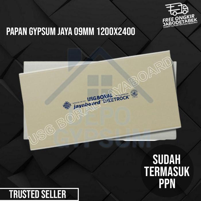 Papan Gypsum Jayaboard 9mm 1200x2400 |Gipsum Jayaboard Tebal 9mm | Gypsum Jaya | Gipsum Jaya | Papan