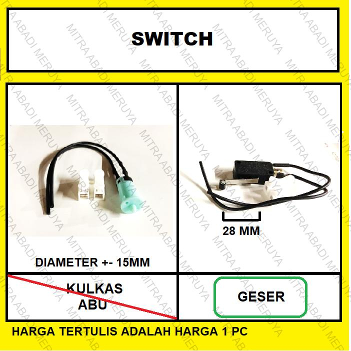 Saklar Lemari Sliding Sakelar Pintu Geser On Off Switch Geser