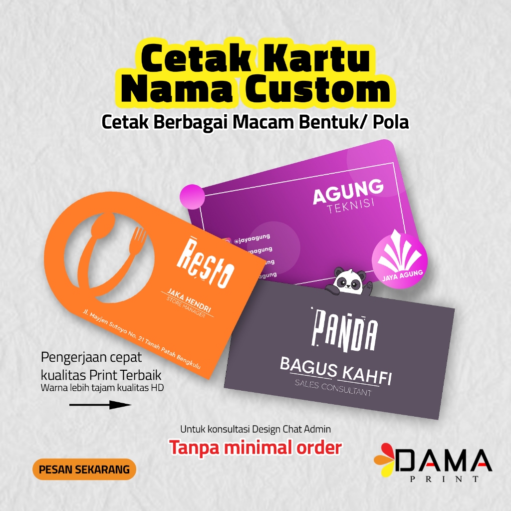 

CETAK KARTU NAMA POLA / KARTU NAMA CUSTOM / BUSSINES CARD