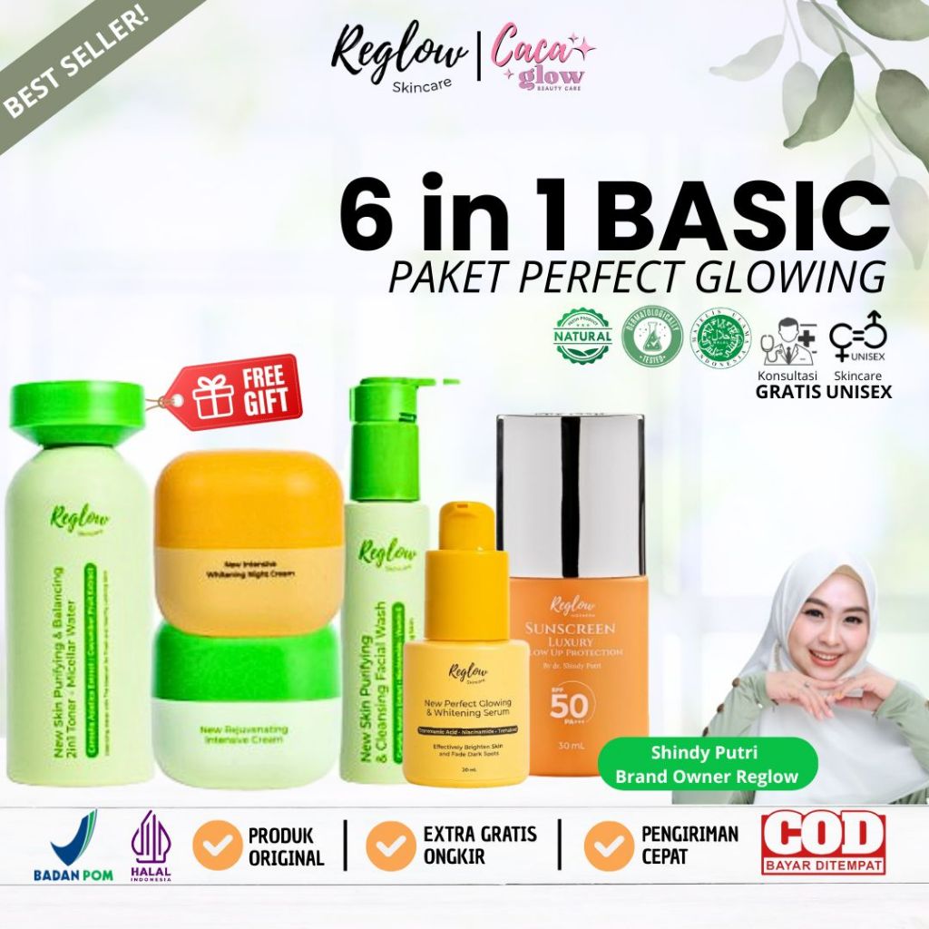 REGLOW DR SHINDY SKINCARE ORIGINAL PAKET OFFICIAL STORE RESMI