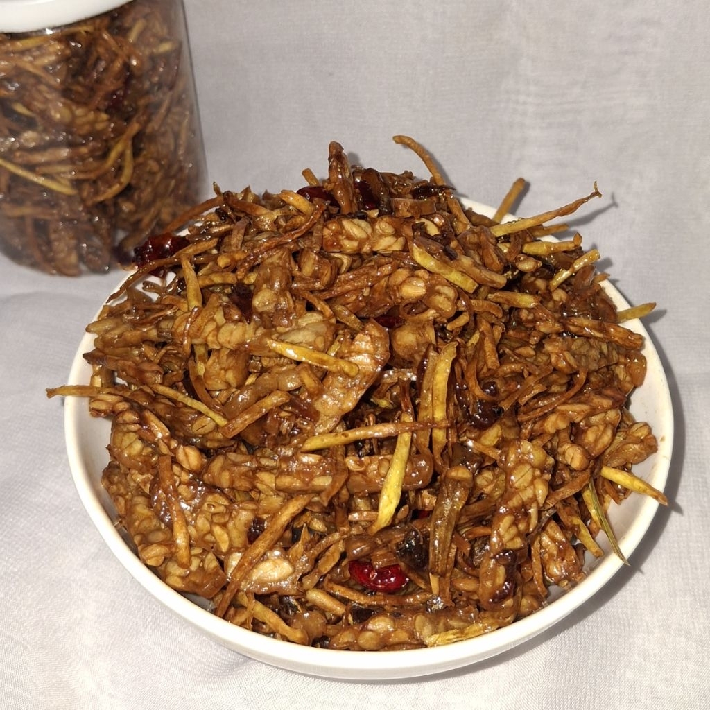 

Kering tempe ubi teri