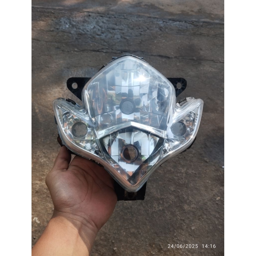 replektor lampu depan satria fu barong original