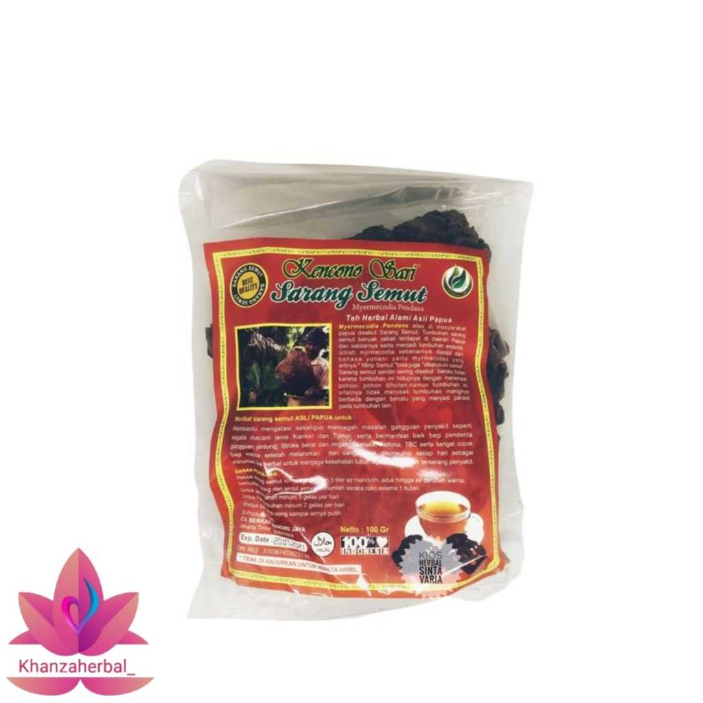 

Sarmut Sarang Semut Asli Papua | Sarang Semut Kencono Sari 100 Gr Original ( Teh Herbal )