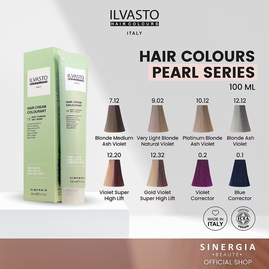 SINERGIA ILVASTO Semir Rambut 100 mL ZICOS Zillenial Hair Cream Colourant