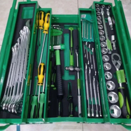 Termurah Tool Box Set Tekiro Isi 66 Pcs/Mekanik Tool Set 66 Pcs/Mechanic Tool Set 66 Pcs/Kotak Perka