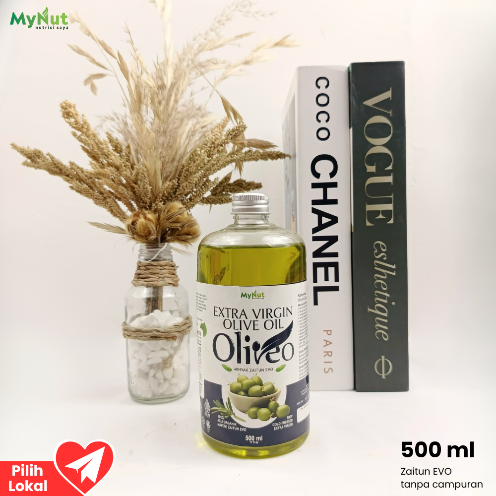 

MYNUT MINYAK ZAITUN EXTRA VIRGIN 500 ML - OLIVE OIL - OLIVEO - 100% PRODUK ASLI PREMIUM QUALITY