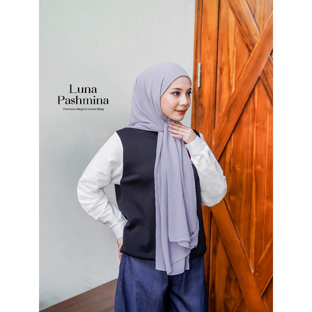 Monel - Hijab Pashmina instan - Luna Pashimna