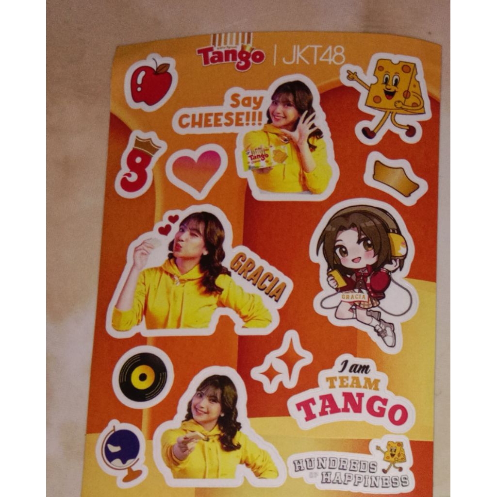 stiker tanggo x jkt 48 gracia