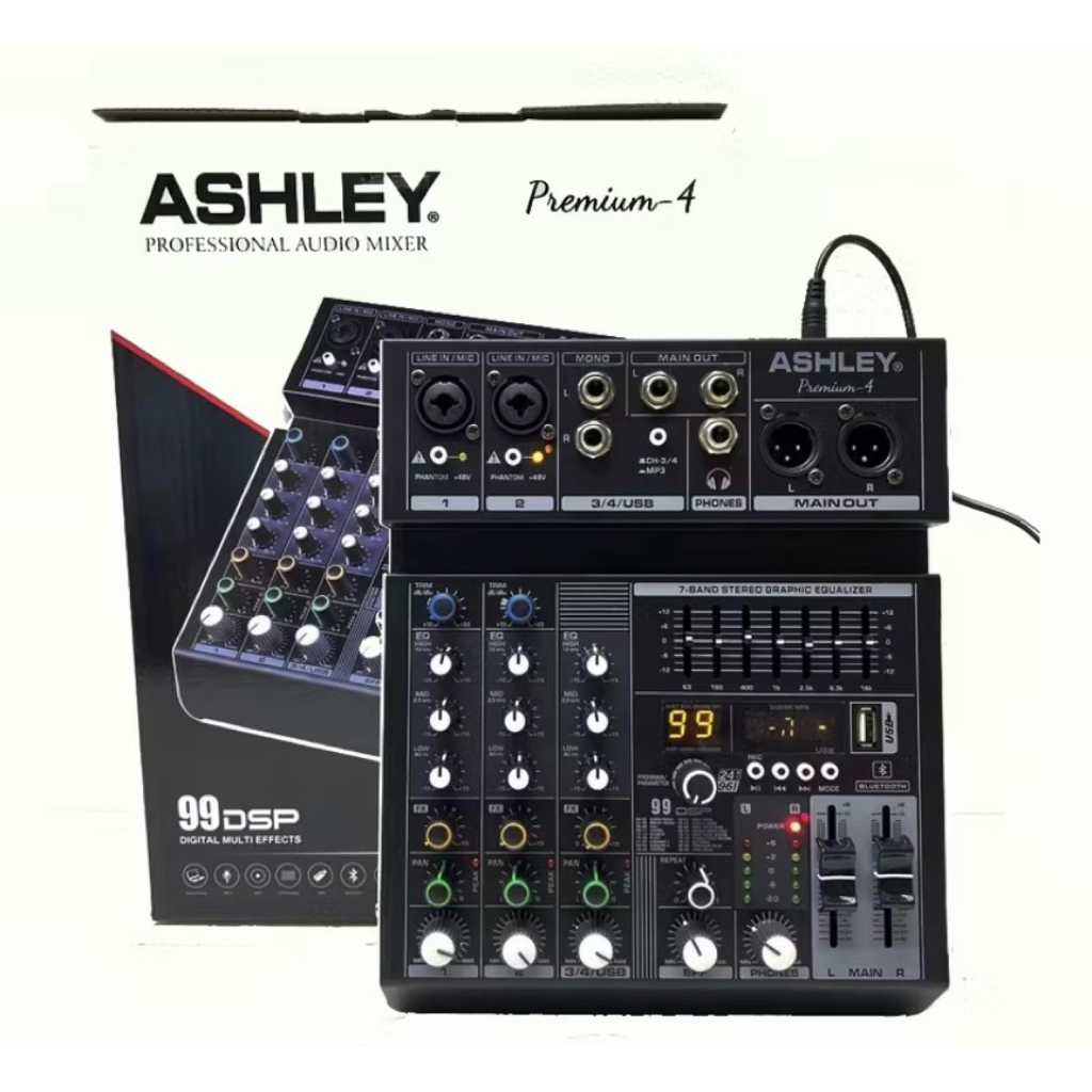 Mixer Audio Ashley Premium 4 Channel Original