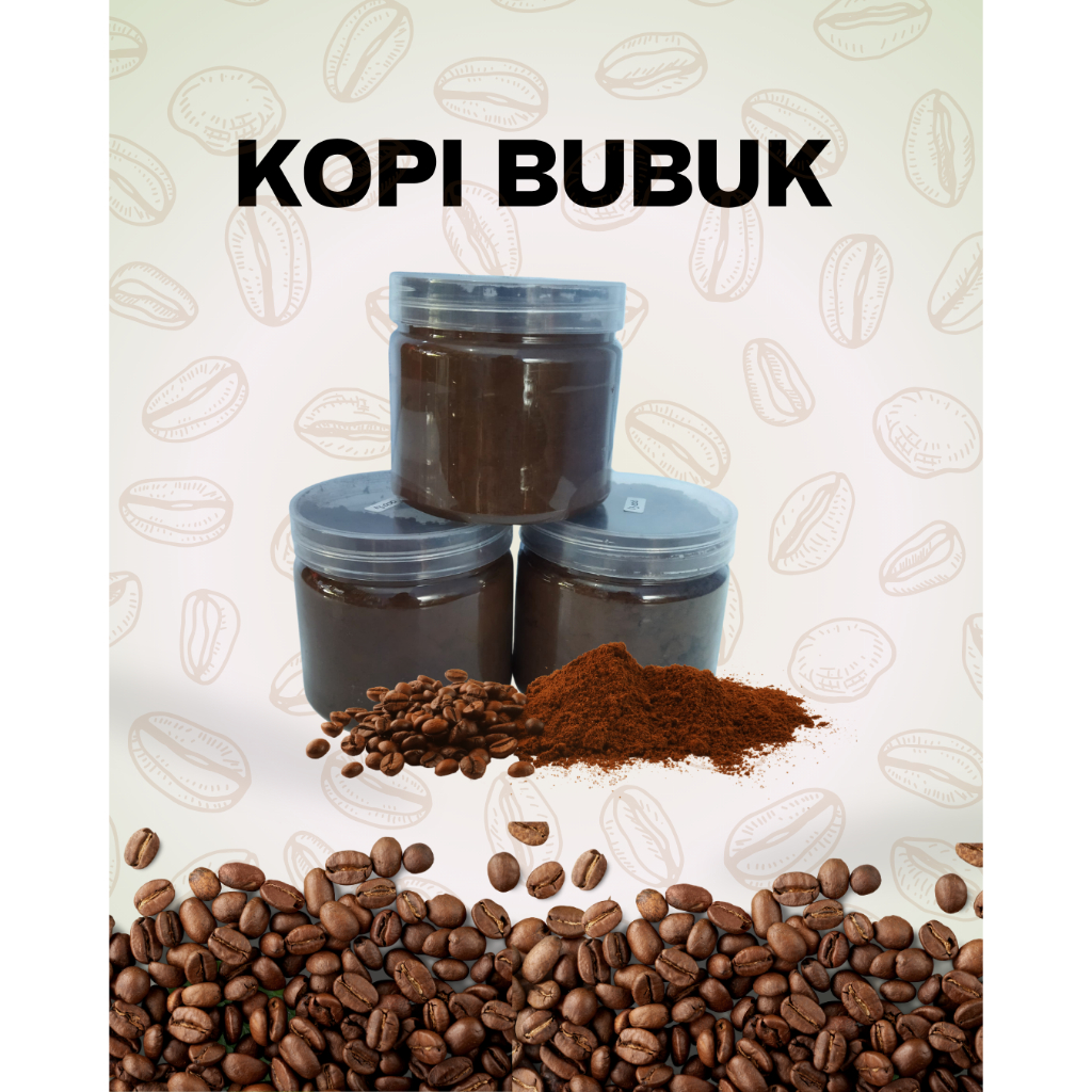 

Bubuk Kopi Tubruk Hitam Spesial 250g