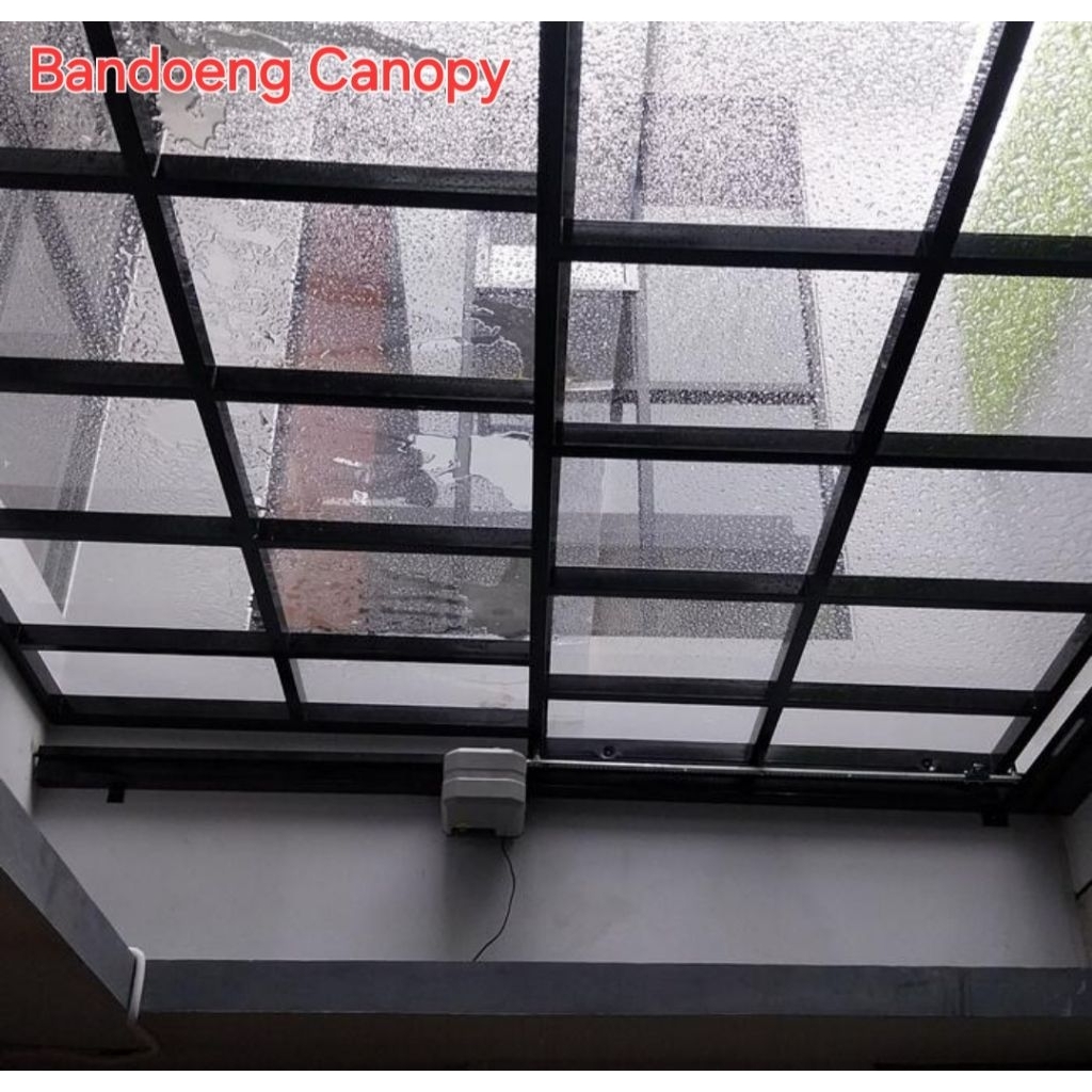Canopy sleding otomatis buka tutup dengan remot
