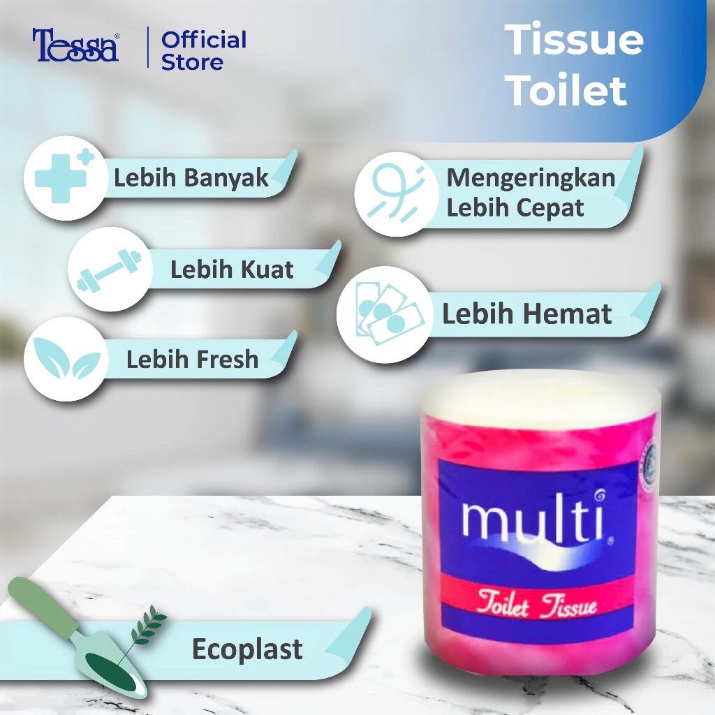 TISSUE TESSA MULTI TOILET GULUNG - Tisu Gulung | MOODY BEAUTY STORE