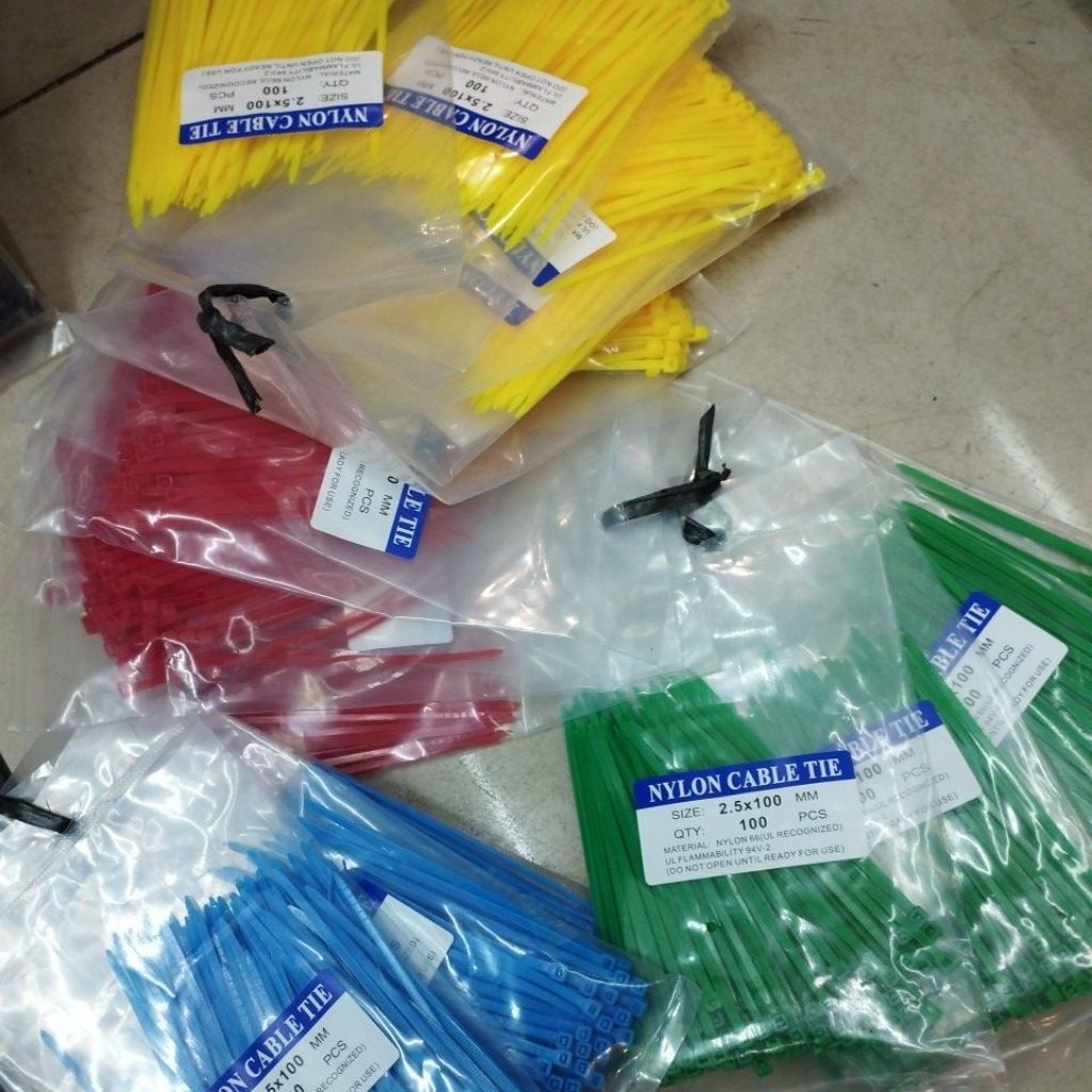 

KABEL TIES TIS WARNA 2.5 X 100 MM 10cm ISI 100