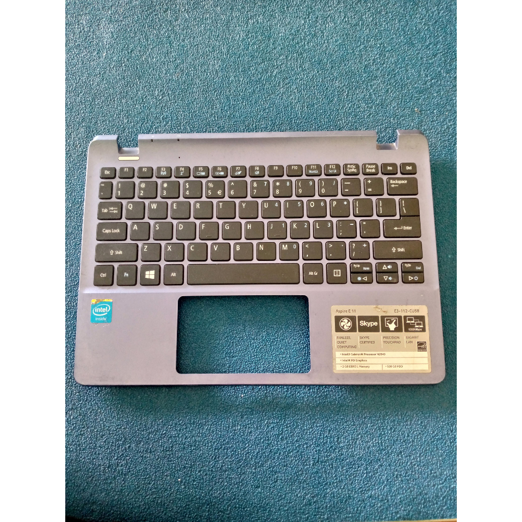 Casing frame keyboard palmrest laptop Acer aspire ES1-432 Original Second