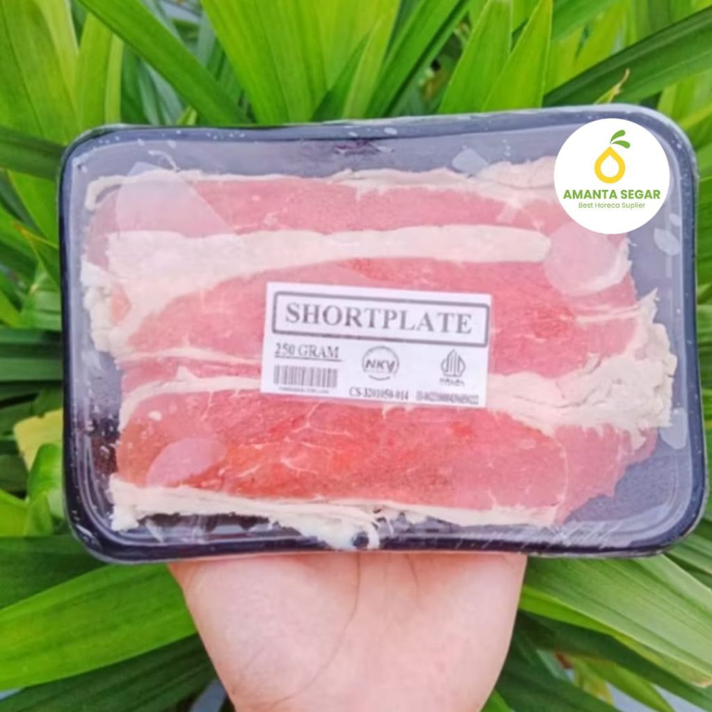 

Amanta Segar Bogor | Daging Sapi Shortplate Slice Premium Halal 250 Gram