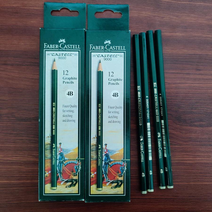 

PENCIL, PENSIL FABER-CASTELL 9000, 4B