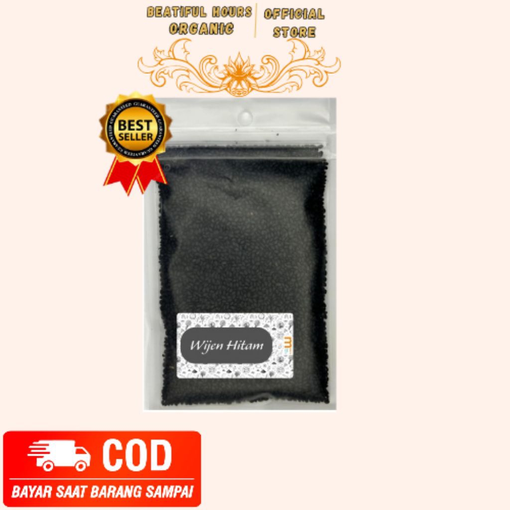 

⚫ Wijen Hitam Premium – Kaya Kalsium & Antioksidan