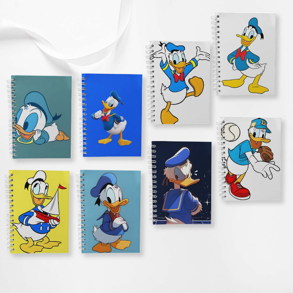 

Note Book Spiral Large (10 cm X 14 cm) Edisi Donald Bebek / Notebook A6 Custom / Seminar Kit Surabaya