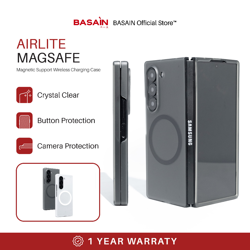 BASAIN Casing Samsung Z Fold 4 Air LITE MagSafe Case