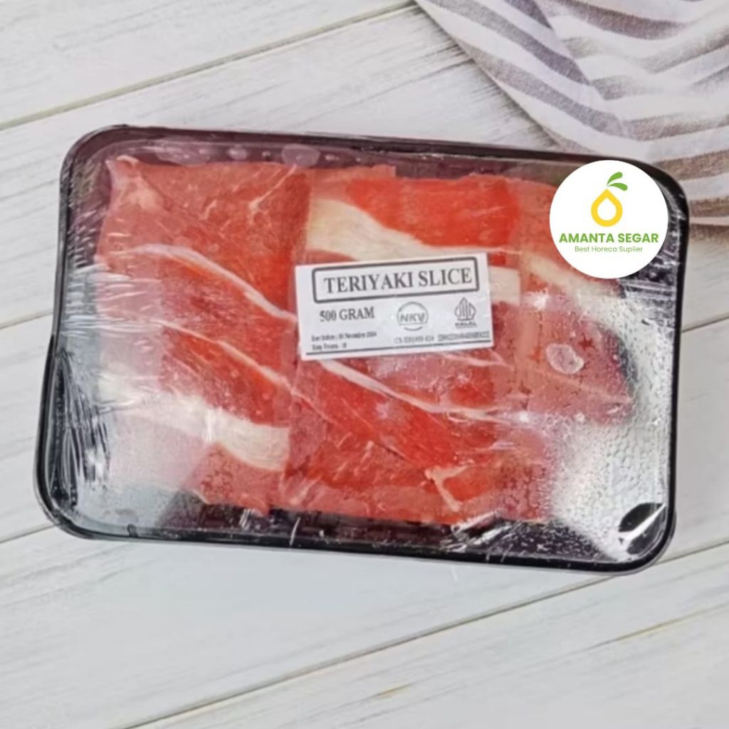 

Daging Sapi Slice Teriyaki 500gr Teriyaki Beef Premium Lokal Import