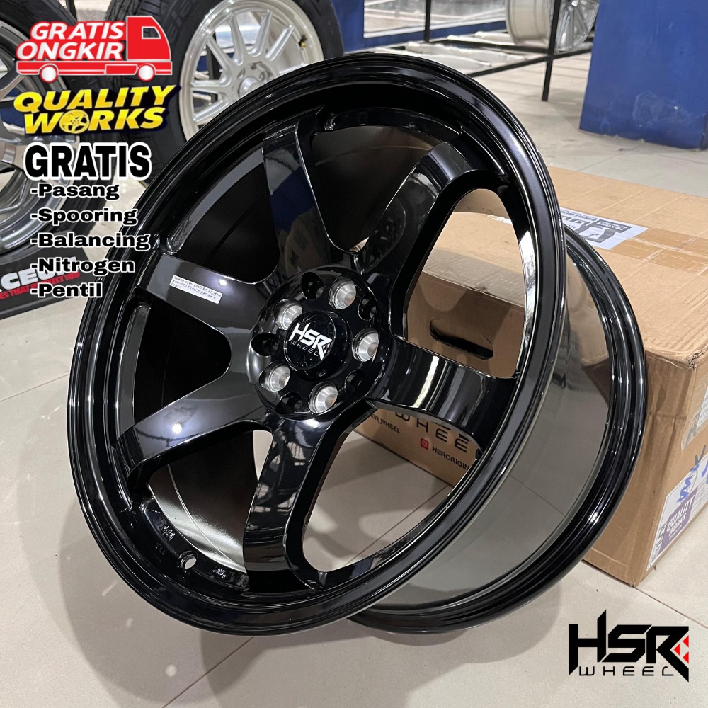 Velg Mobil Accord, Camry, Civic, Ring 17 Velg Model Te37 Hsr Wheel Tokyo