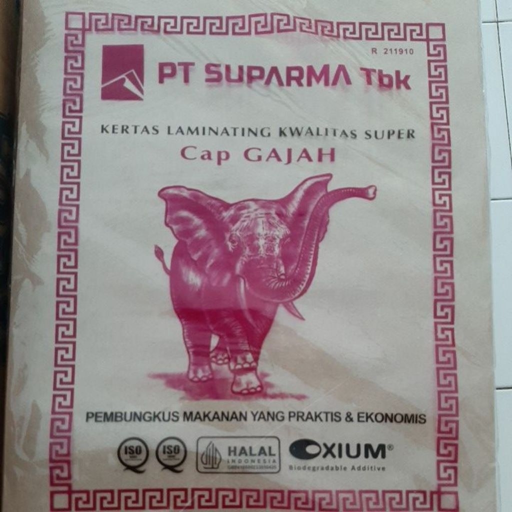 

Kertas Bungkus Kertas Minyak Kertas Laminating Cap Gajah