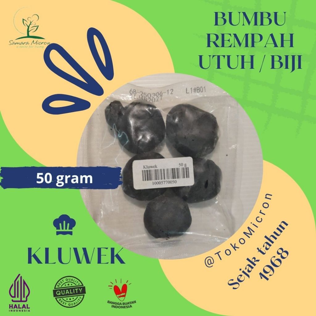 

Kluwek - Picung - Samara Micron 50gr - Untuk Masak Rawon