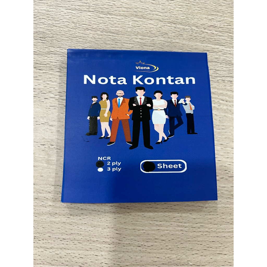 

Nota viona ukuran 1/6 Folio isi 50 lembar