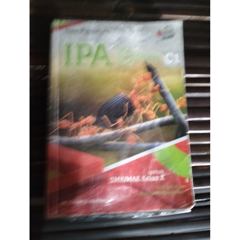 buku IPA ilmu pengetahuan alam c1 SMK Mak kelas X