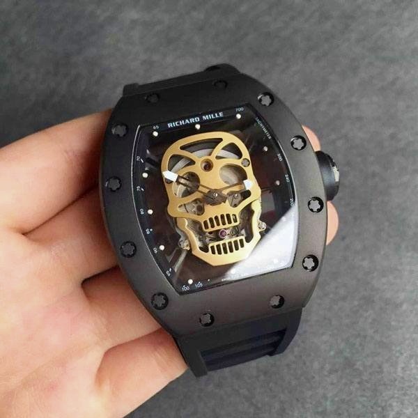 Jam tangan pria RÎCHĂRD MÎLLЁ RM 052 SKULL CLONE