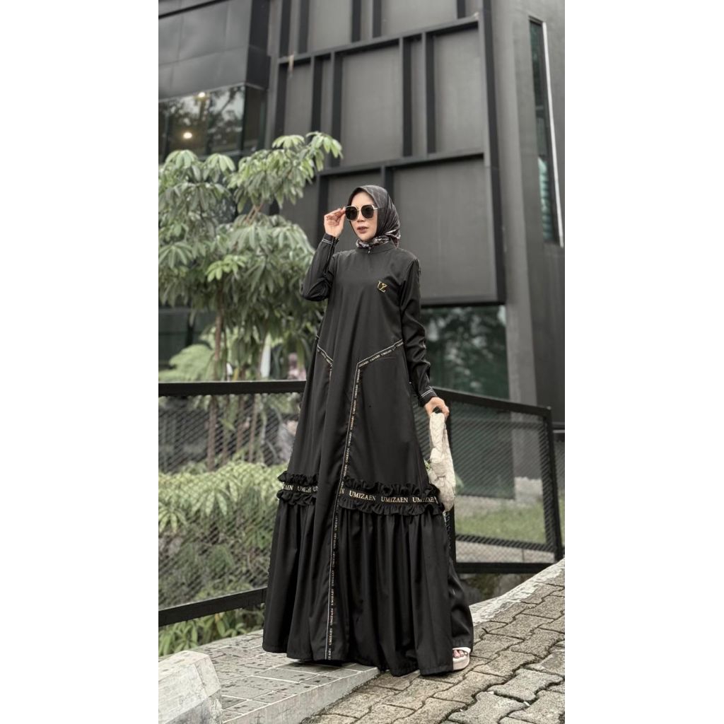 UMIZAEN-Gamis Simple-Gamis Elegant-Dress Simple-Dress Polos Elegant Premium