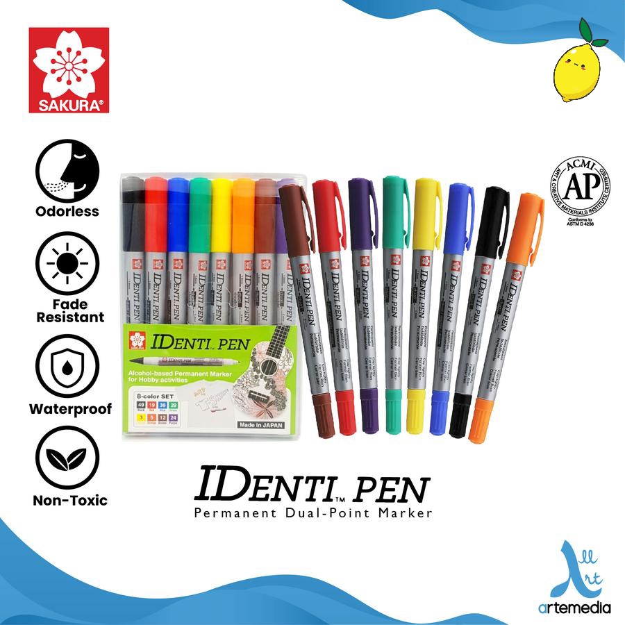 

Spidol Permanen Sakura IDenti Pen Dual Point Permanent Marker